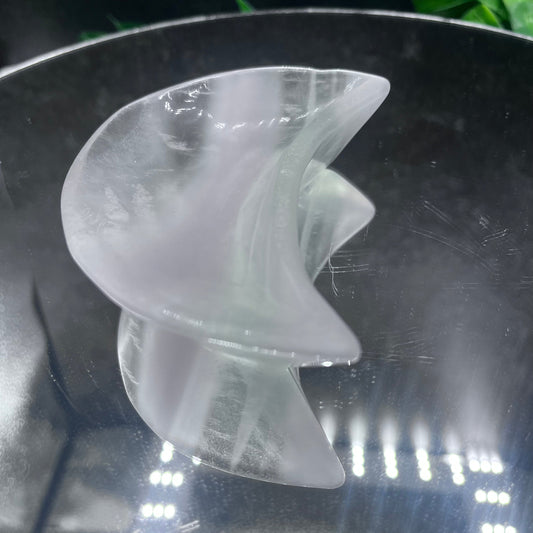 Yttrium Fluorite Moon Bowl