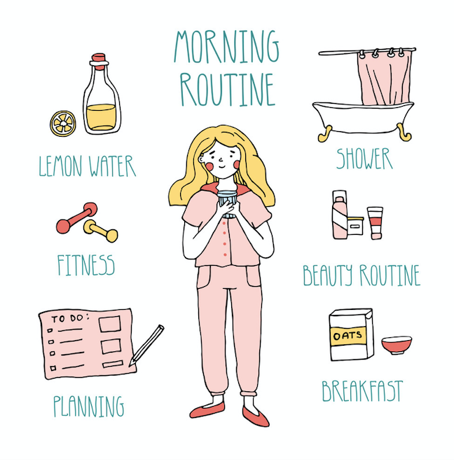 Kickstart your day with a morning routine