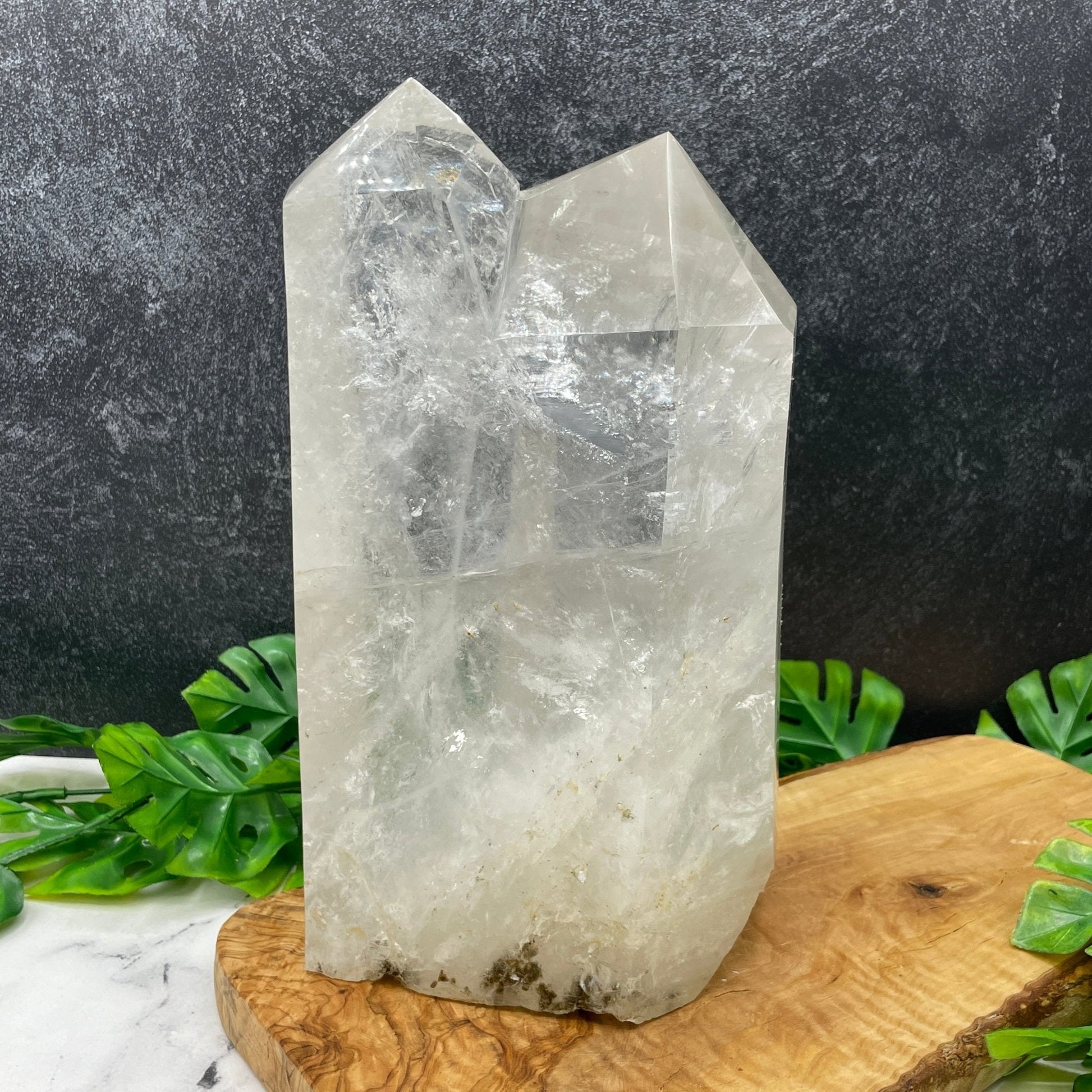 14 lb Clear Quartz Double Tower - Sage & Magic