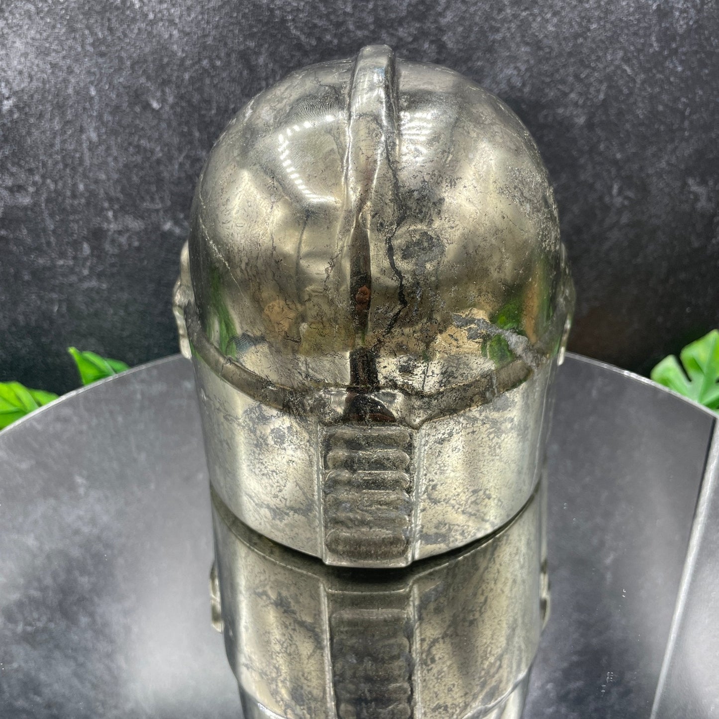 16 lb Pyrite Mandalorian Helmet - Sage & Magic