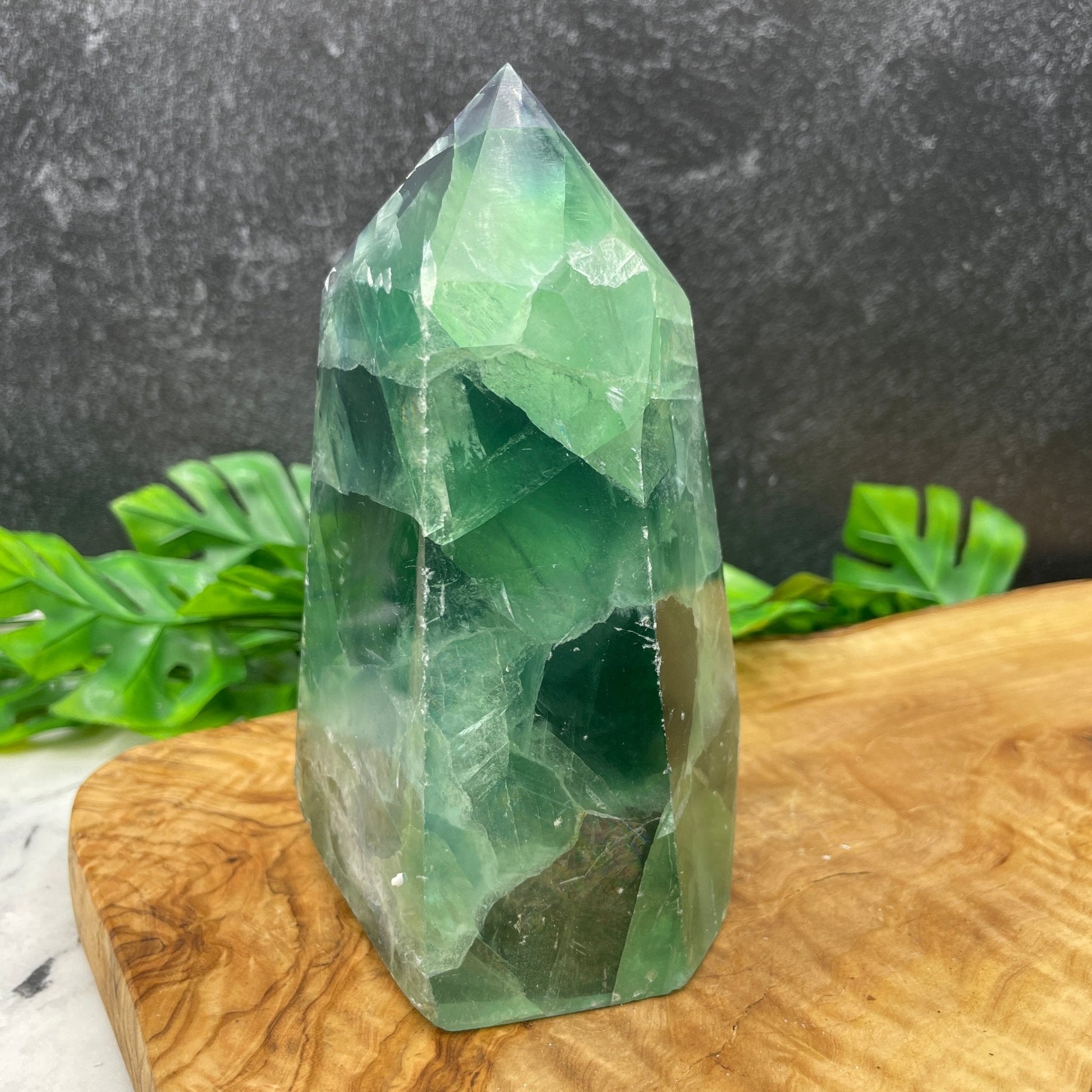 3 lb Rainbow Fluorite Tower - Sage & Magic