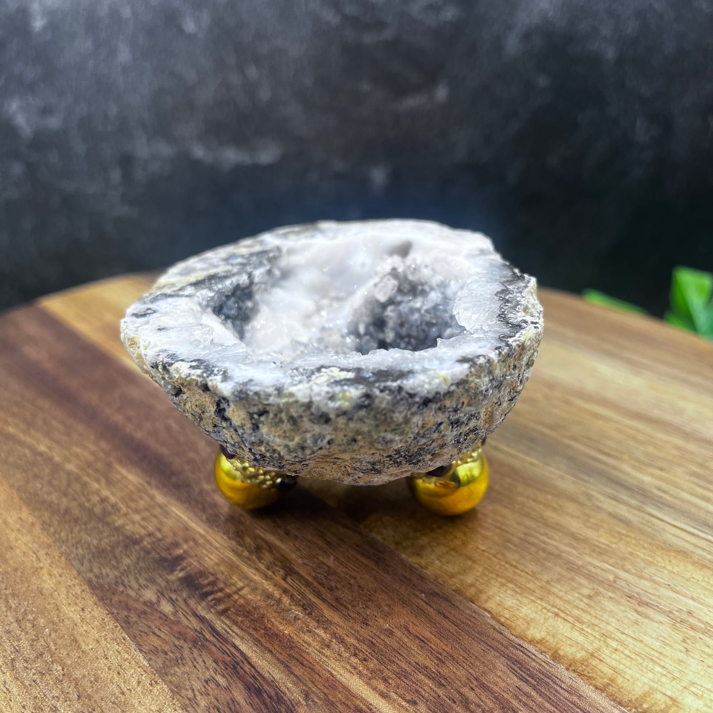 Druzy Agate Bowl