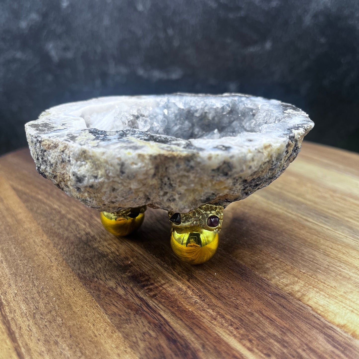 Druzy Agate Bowl