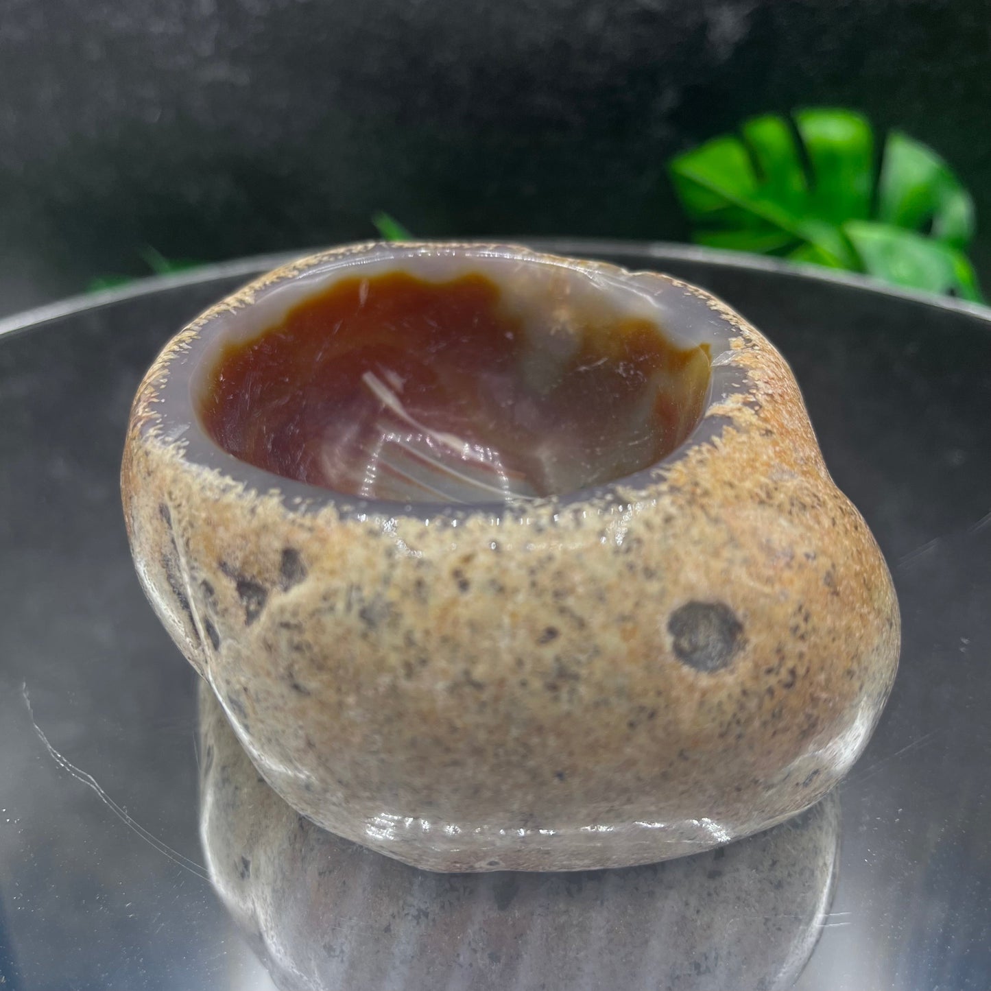 Rough Agate Bowl