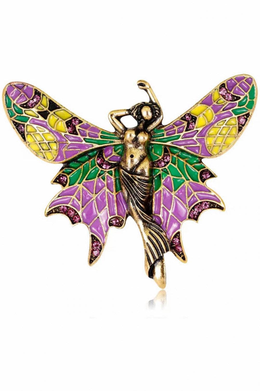 Butterfly Mermaid Pin - Sage & Magic