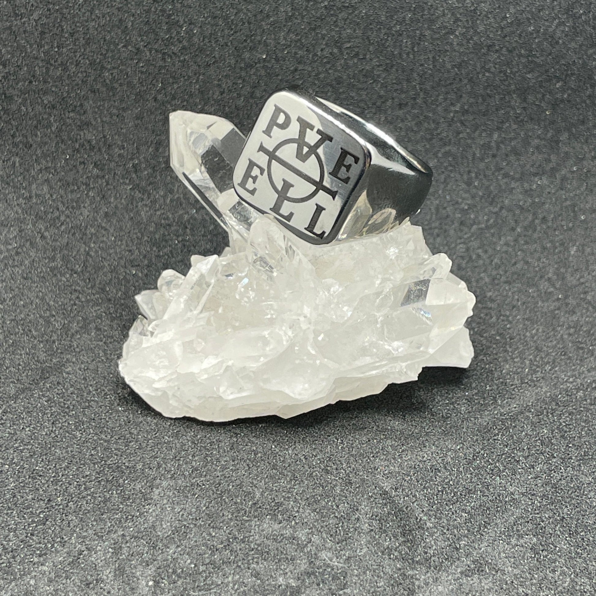 Enochian PELE Sterling Silver Ring (Sz 11) - Sage & Magic