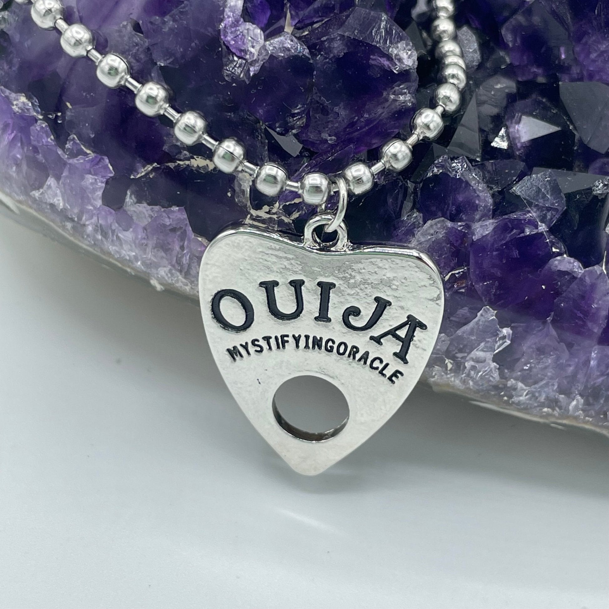 Ouija Mystifying Oracle Pewter Necklace - Sage & Magic