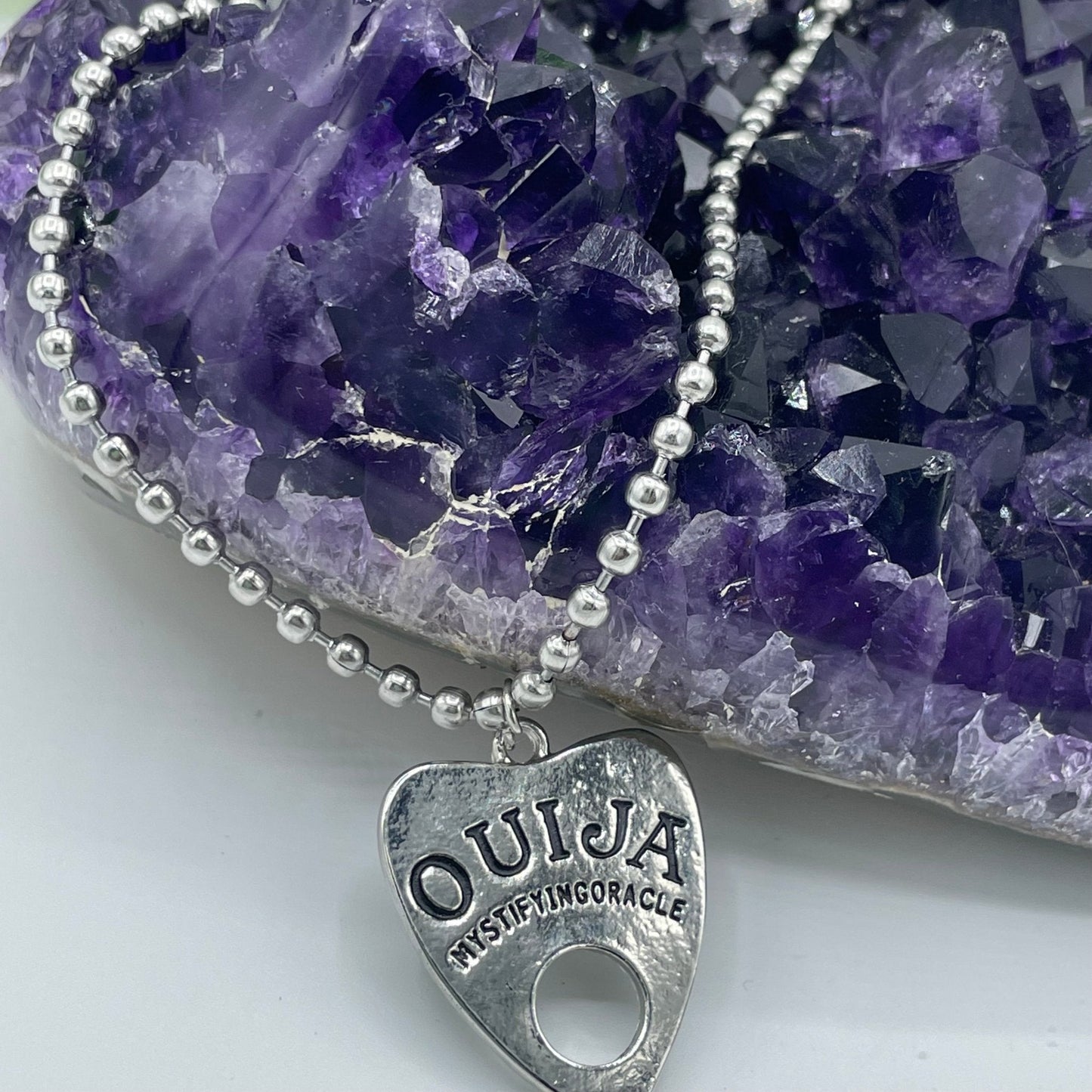 Ouija Mystifying Oracle Pewter Necklace - Sage & Magic