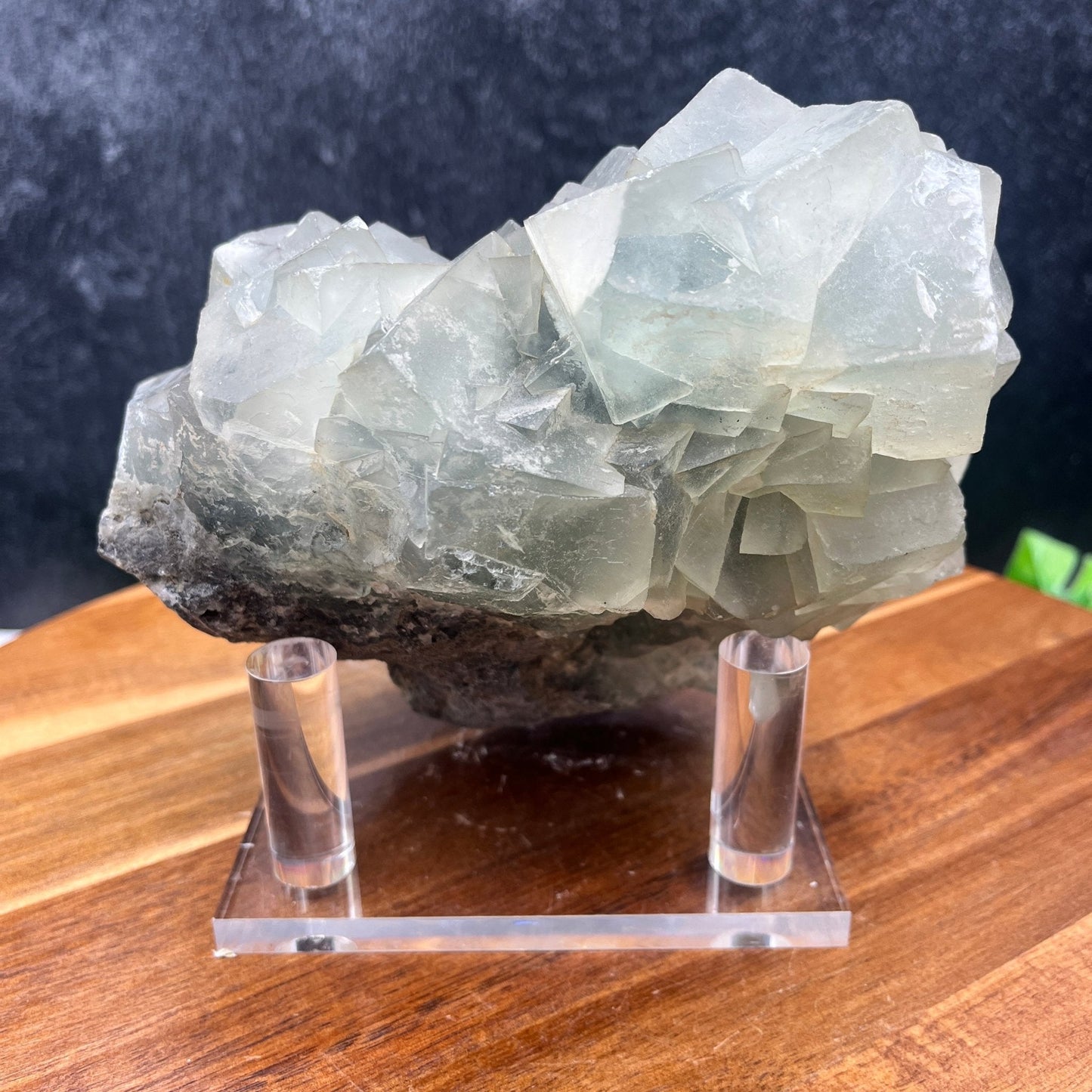 Pale Light Blue Cubic Fluorite Specimen - Sage & Magic