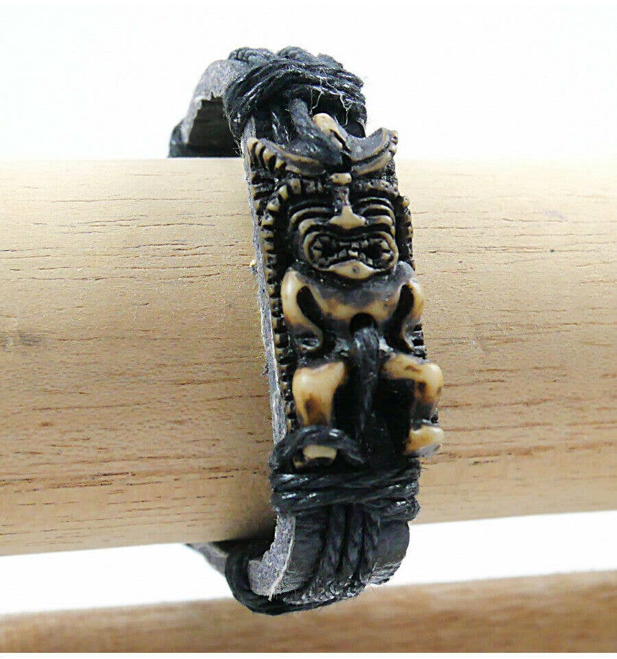 Tiki Statue Bracelet - Hawaii Tahiti Maori Jewelry - Sage & Magic