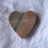 LAST ONE- Pink Marble Heart Shaped Incense Holder