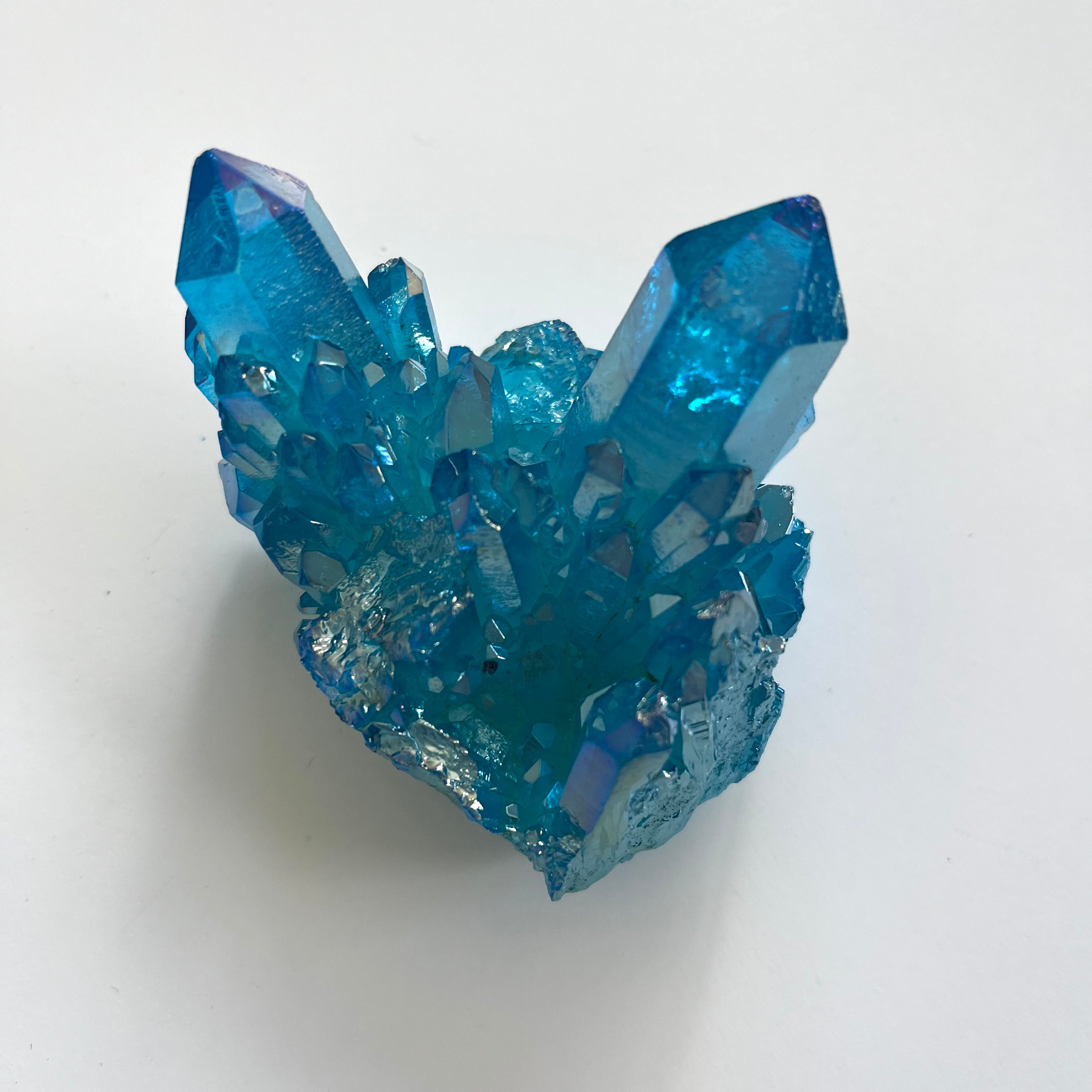 Aura Quartz Crystal- Light Blue